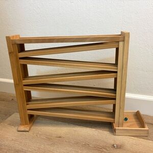 Handcrafted Wooden Marble Run Track Toy Montessori STEM Large